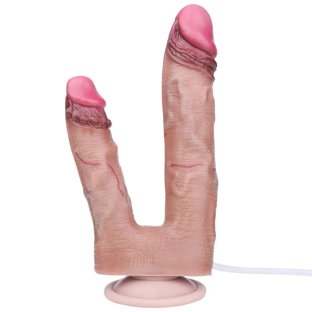 Flesh forked dual-shaft dildo, photo 10