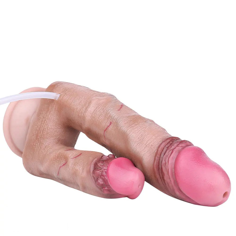 Flesh forked dual-shaft dildo, photo 15