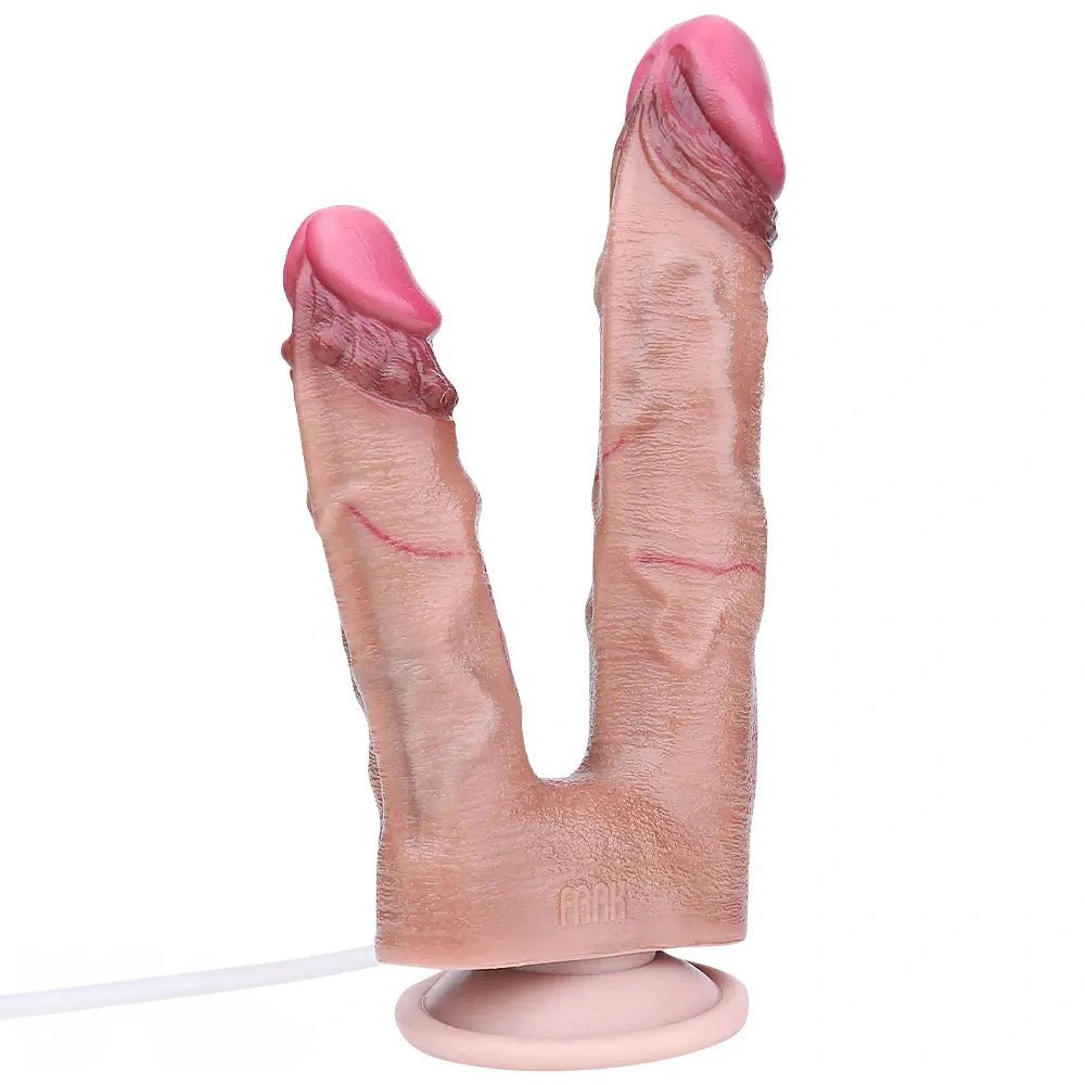 Flesh forked dual-shaft dildo, photo 3