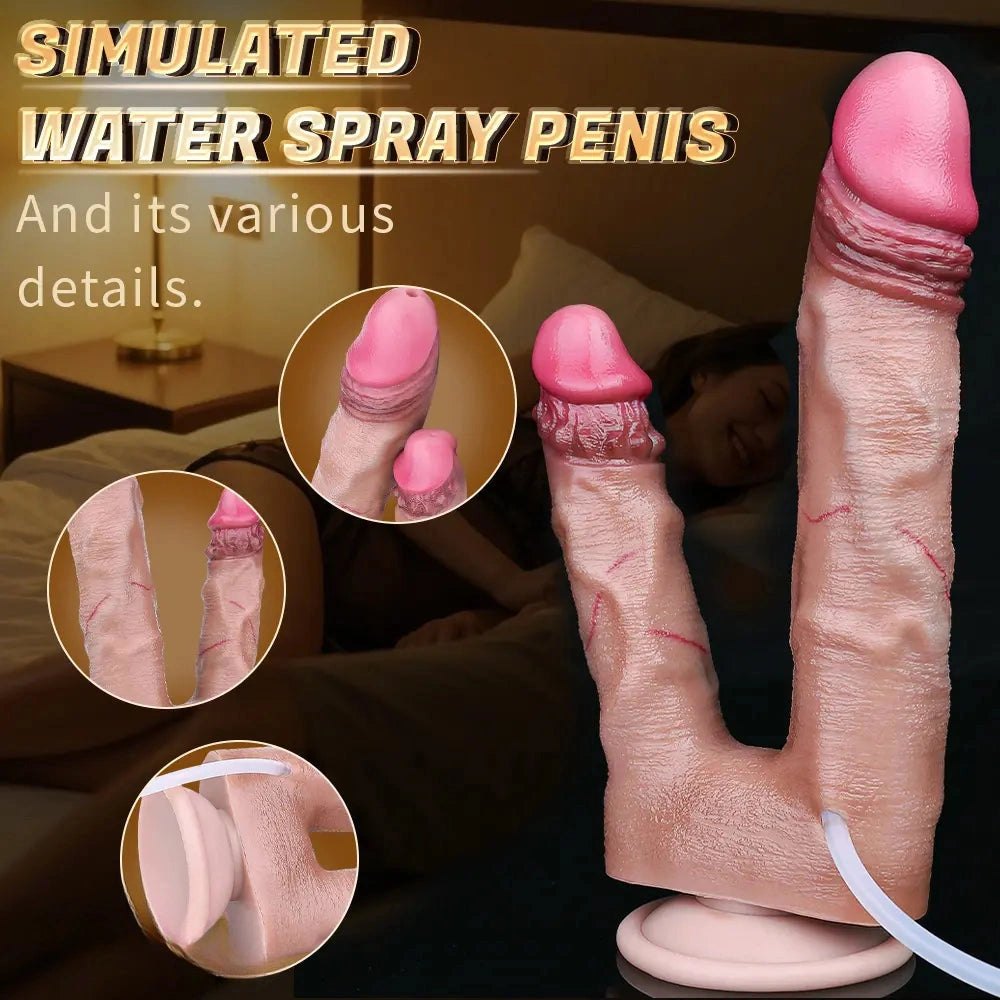 Flesh forked dual-shaft dildo, photo 7