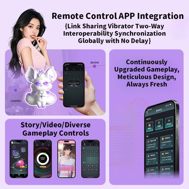 Purple fox shaped suction vibrator, photo 6