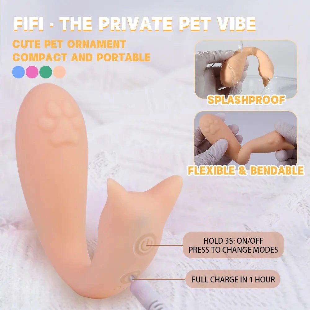 Fox eared wearable riding vibrator, photo 2