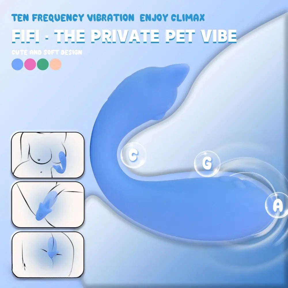 Fox eared wearable riding vibrator, photo 3
