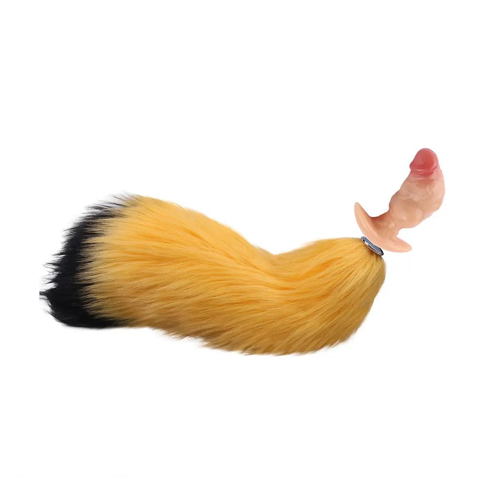 Faux fur fox tail butt plug, photo 16