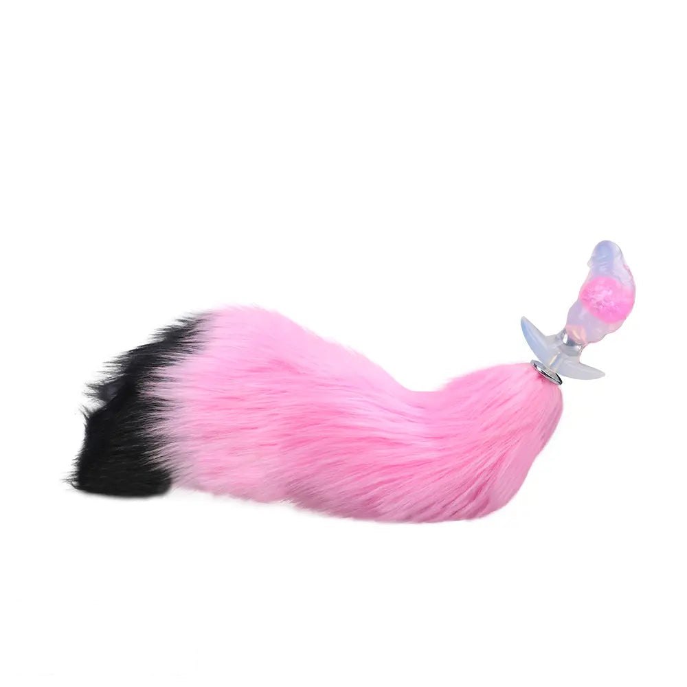 Faux fur fox tail butt plug, photo 17