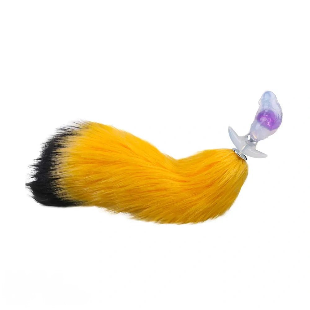 Faux fur fox tail butt plug, photo 18