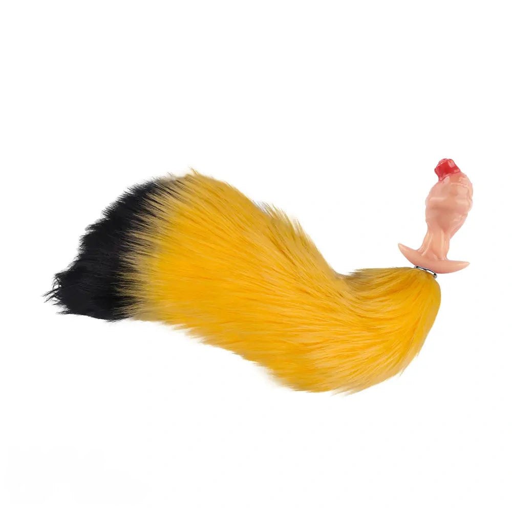 Fox tail silicone anal plug, photo 1