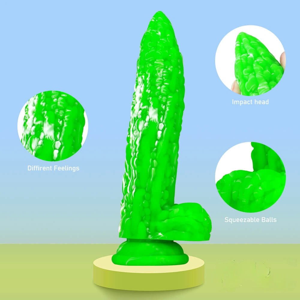 Multicolor liquid silicone dildo, photo 11