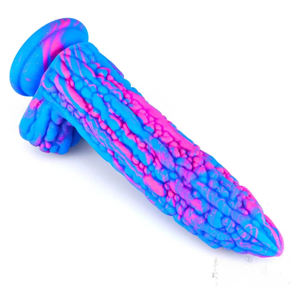 Multicolor liquid silicone dildo, photo 13