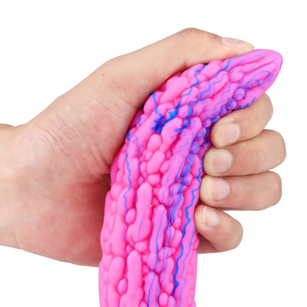 Multicolor liquid silicone dildo, photo 4