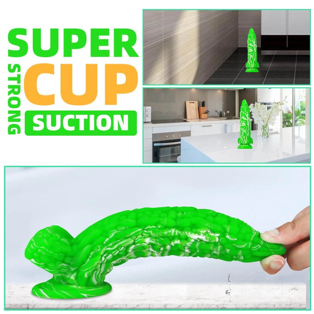Multicolor liquid silicone dildo, photo 5