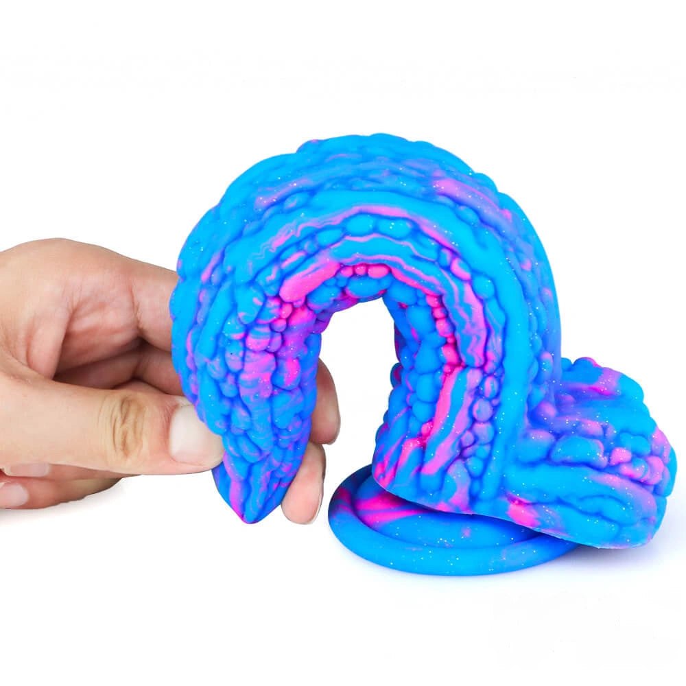 Multicolor liquid silicone dildo, photo 7