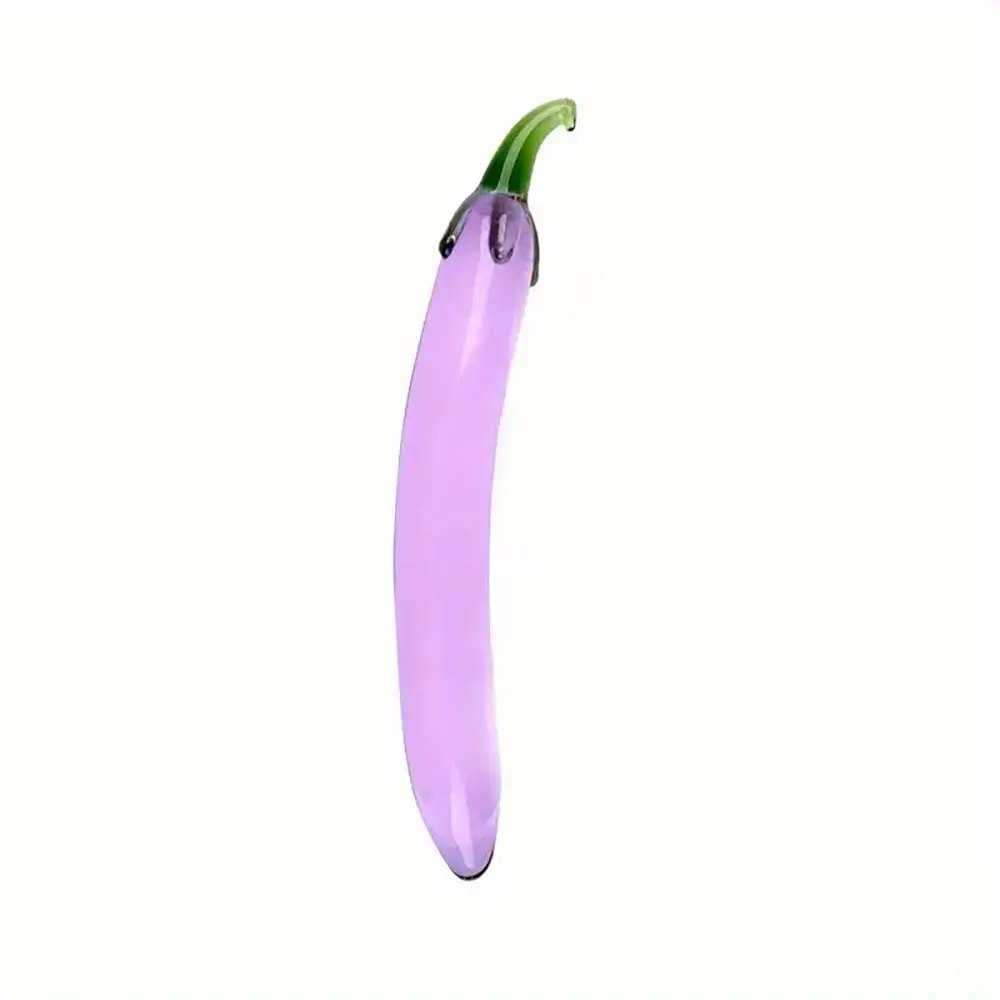 Colorful glass fruit and vegetable dildo set, photo 4