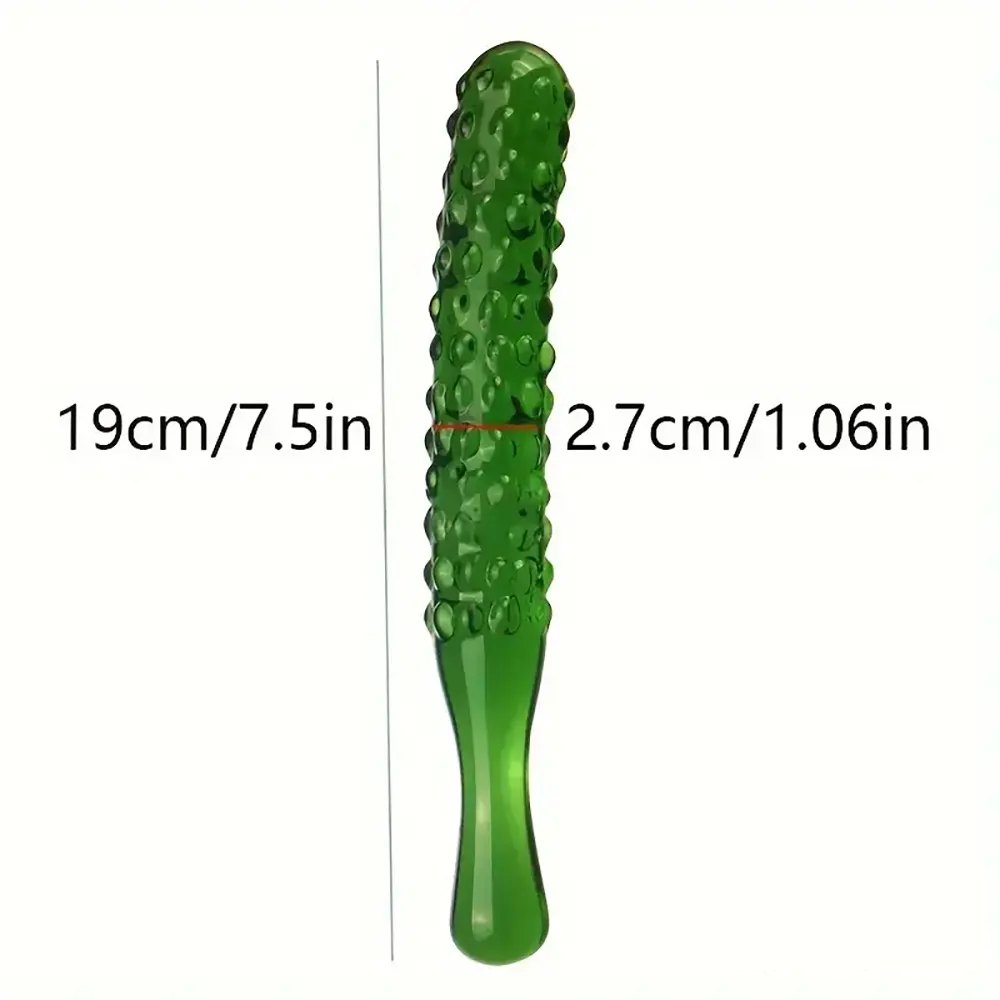 Colorful glass fruit and vegetable dildo set, photo 7