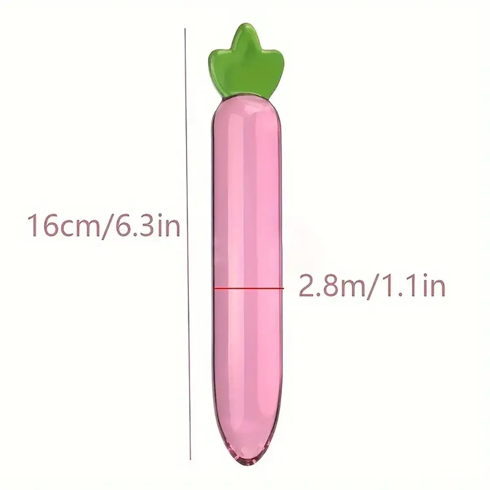 Colorful glass fruit and vegetable dildo set, photo 9