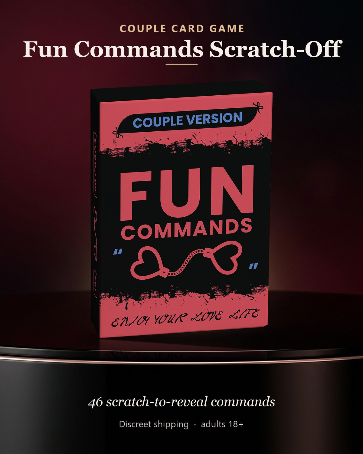 Fun Commands Scratch-Off Card Game - couple card game - WildNightX