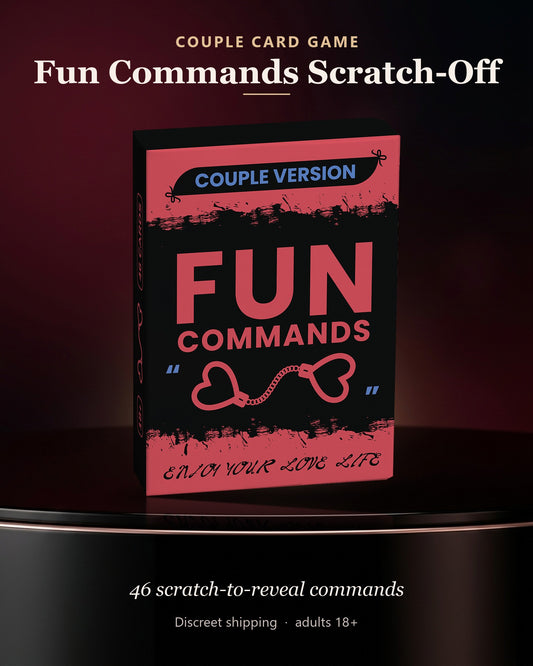 Fun Commands Scratch-Off Card Game - couple card game - WildNightX