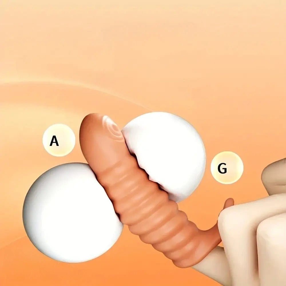Flesh tpe g-spot finger sleeve pair, photo 7