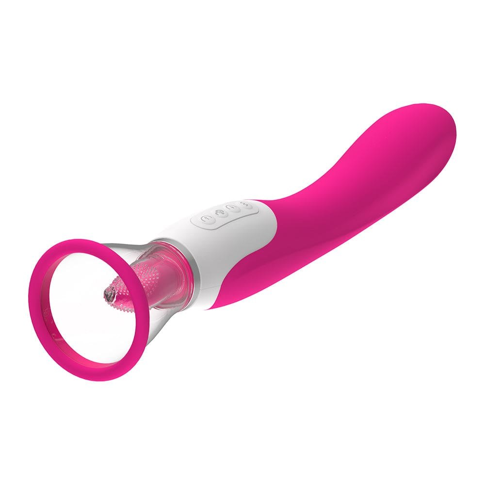 Silicone g-spot suction vibrator, photo 2