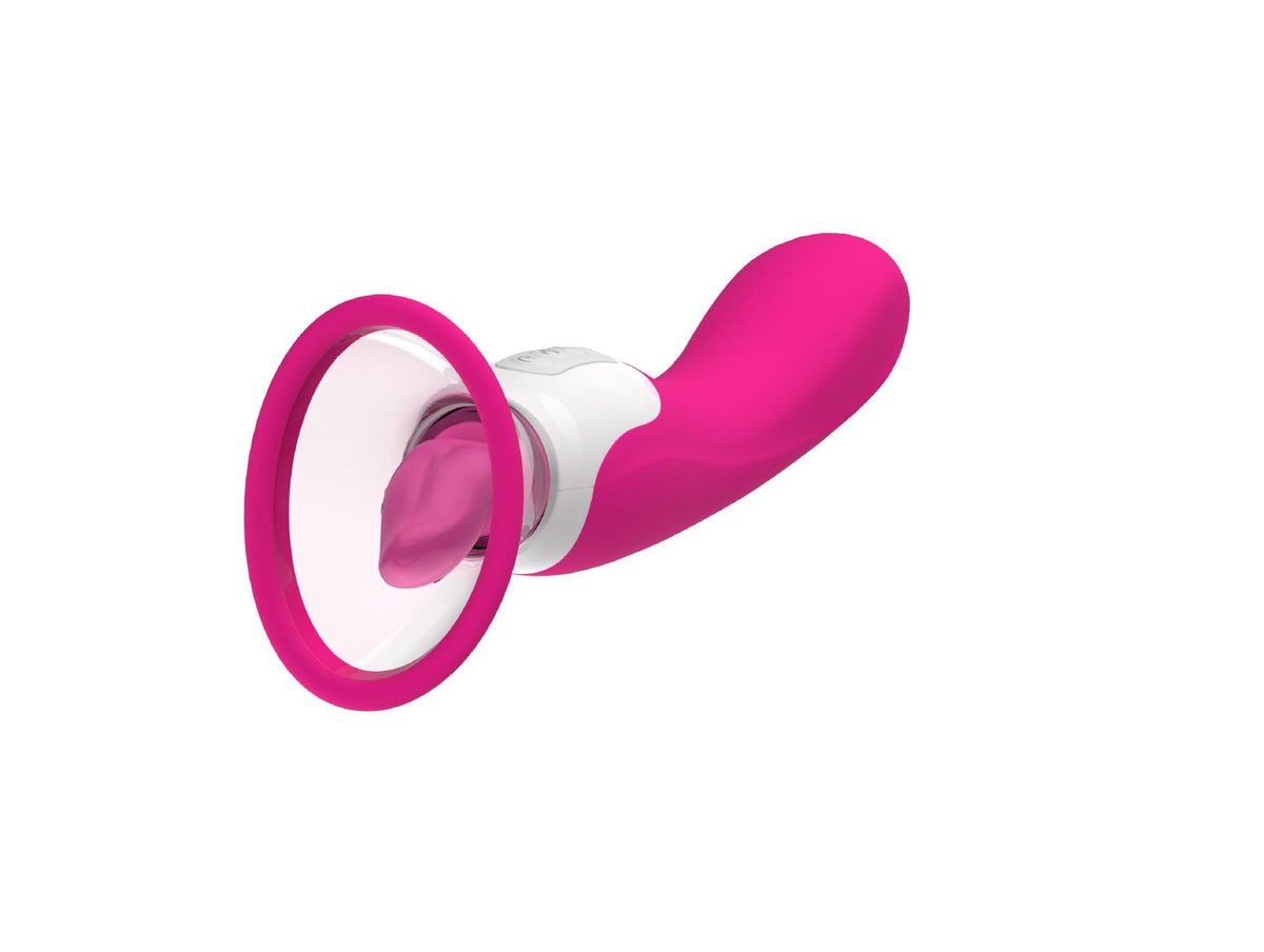 Silicone g-spot suction vibrator, photo 3