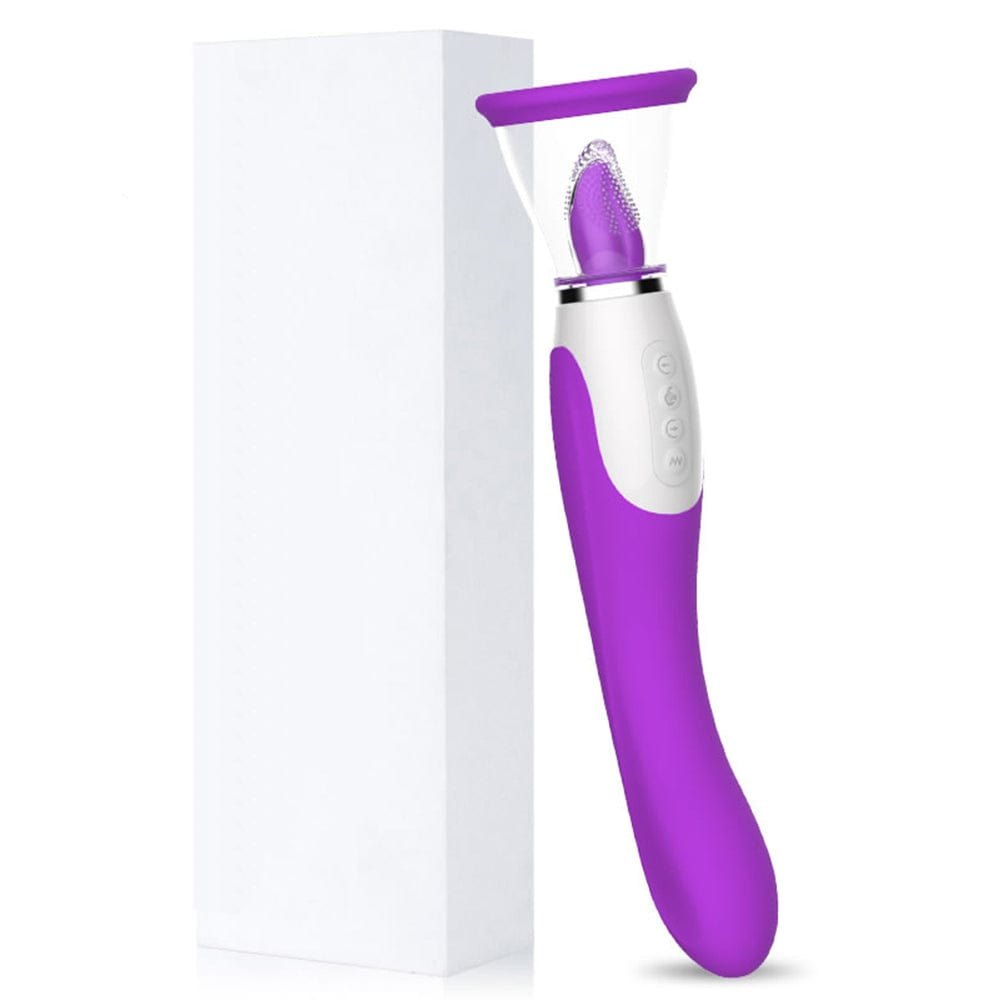 Silicone g-spot suction vibrator, photo 4