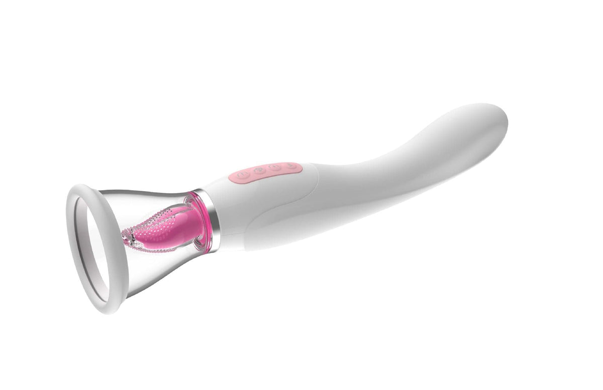Silicone g-spot suction vibrator, photo 9
