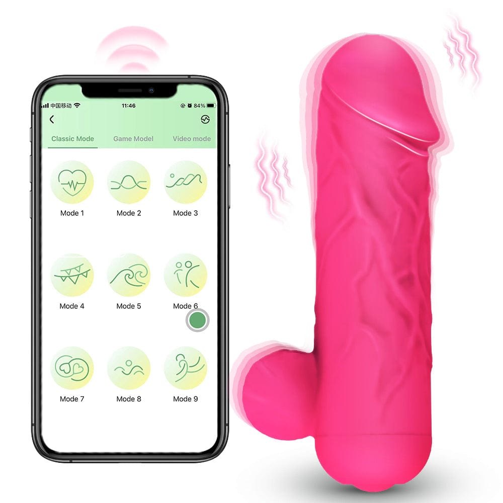 Rosered app-controlled g-spot vibrator