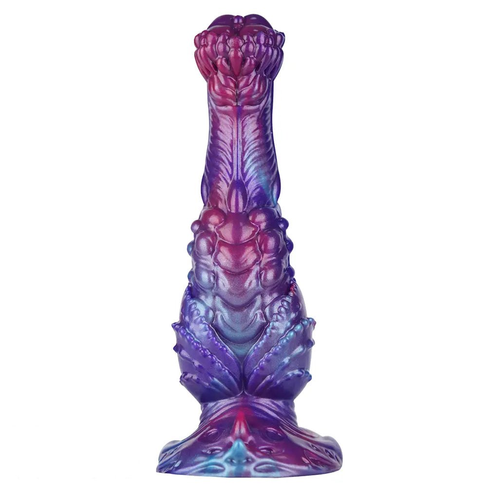 Purple pink galaxy dragon fantasy dildo, photo 1