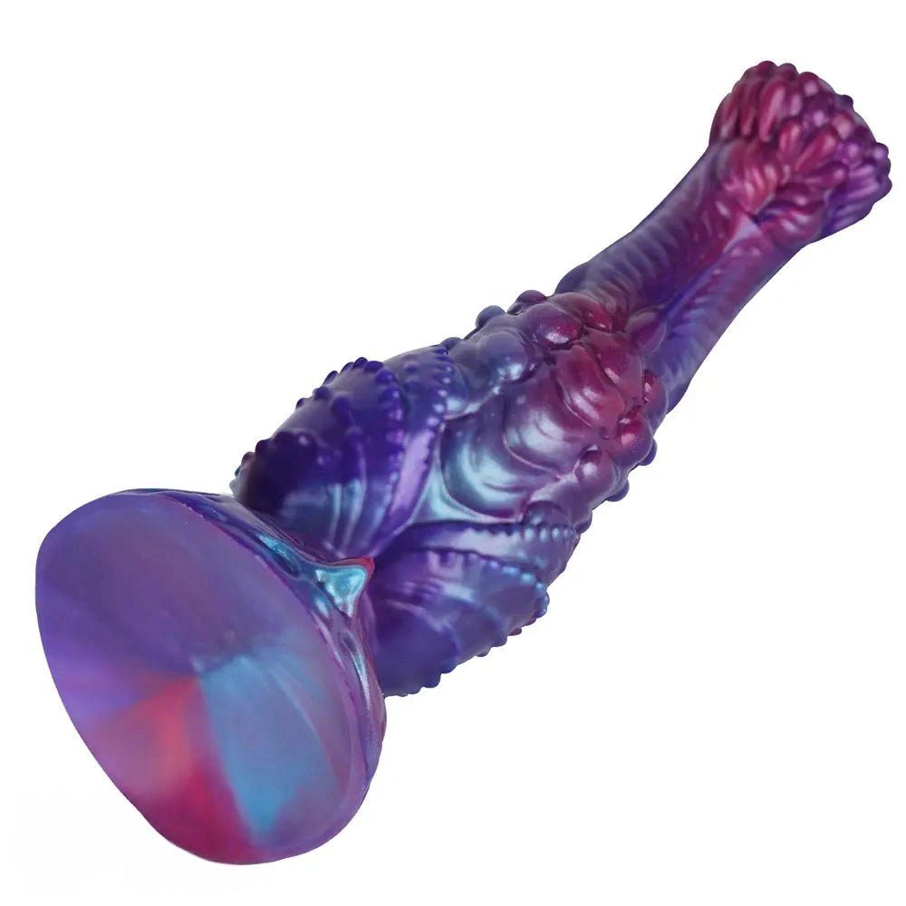 Purple pink galaxy dragon fantasy dildo, photo 10