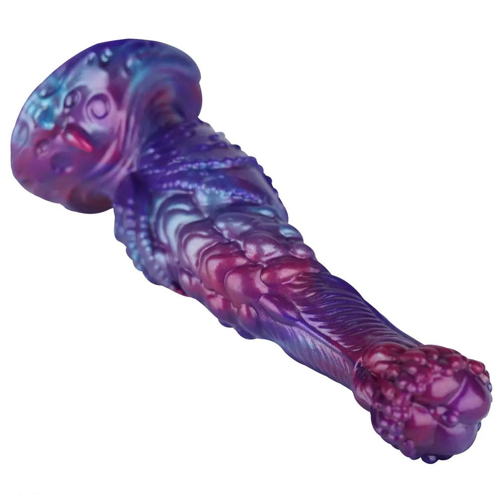 Purple pink galaxy dragon fantasy dildo, photo 11