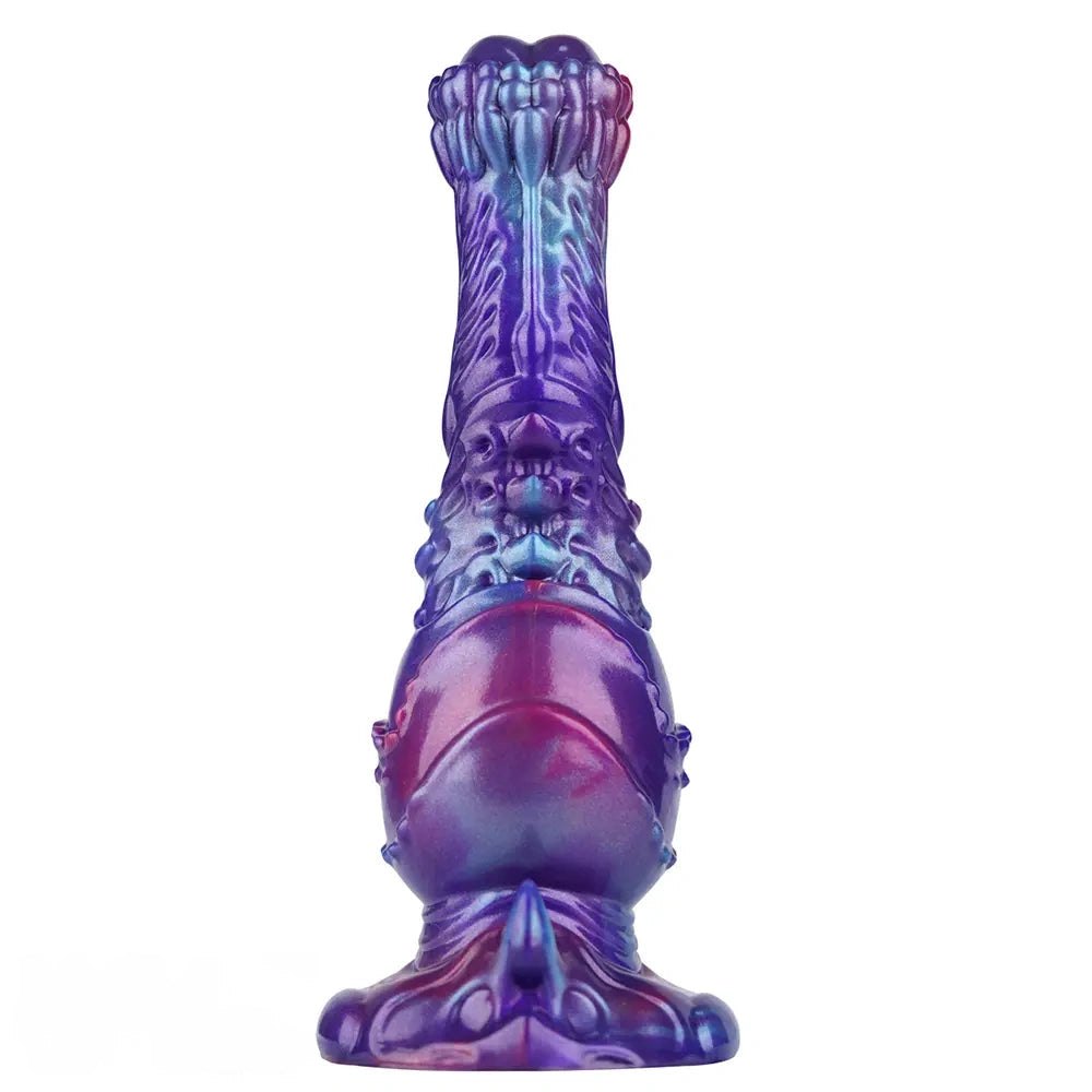 Purple pink galaxy dragon fantasy dildo, photo 9
