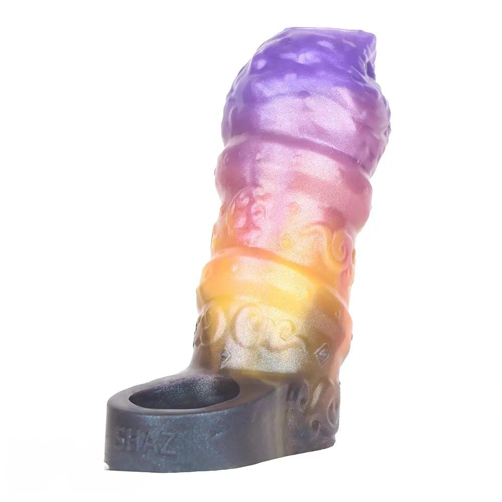 Galaxy color dragon scale fantasy dildo, photo 1