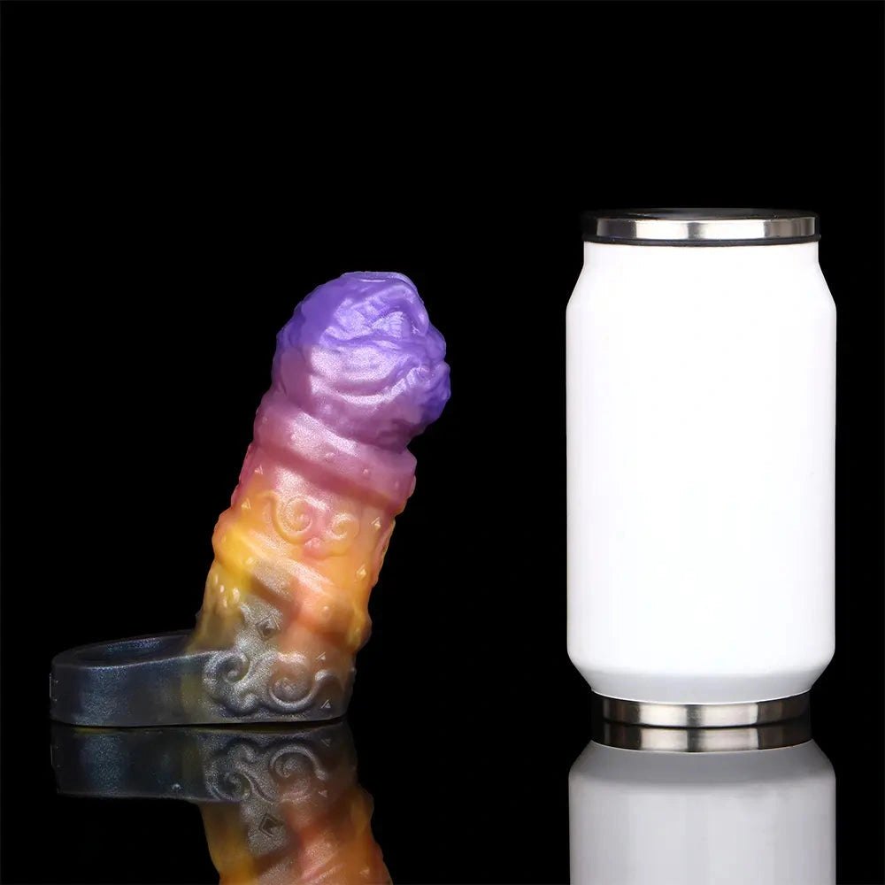 Galaxy color dragon scale fantasy dildo, photo 11