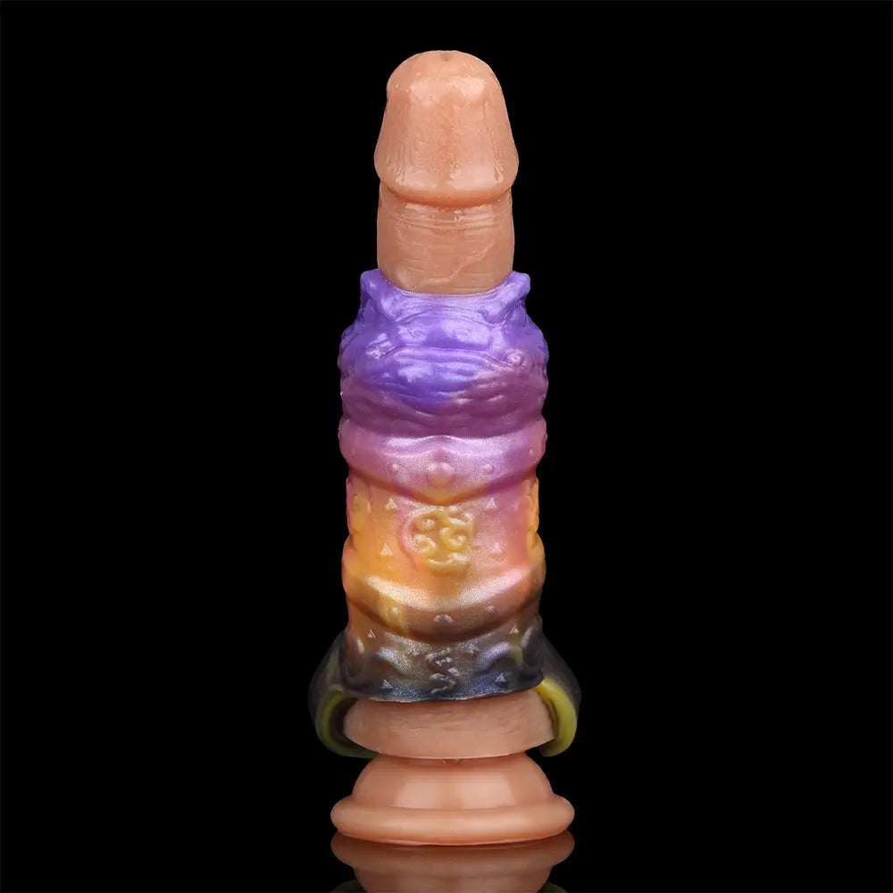 Galaxy color dragon scale fantasy dildo, photo 14