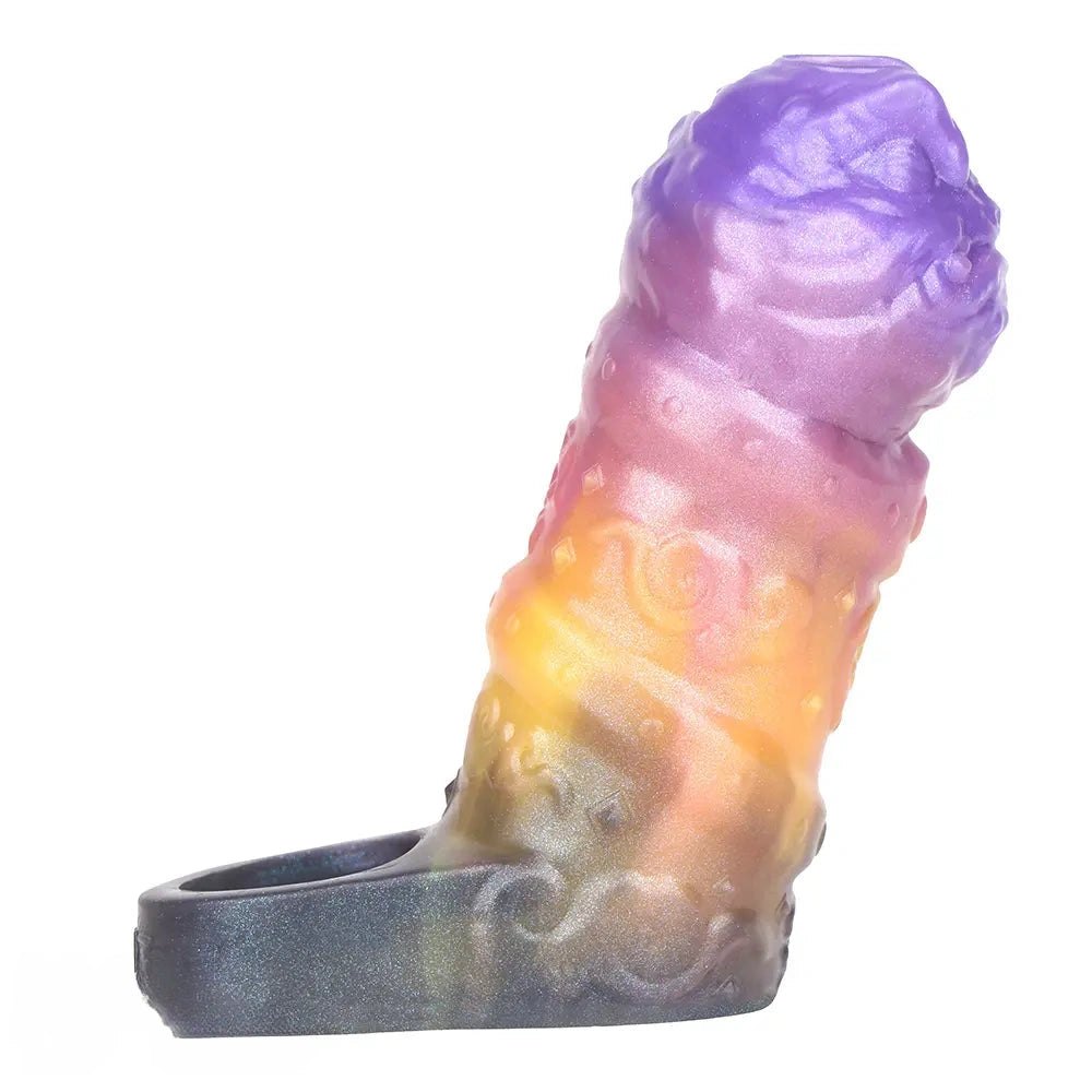Galaxy color dragon scale fantasy dildo, photo 15