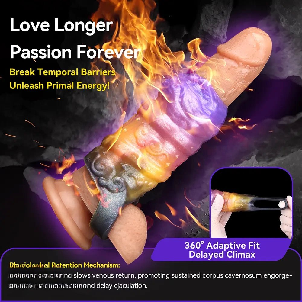 Galaxy color dragon scale fantasy dildo, photo 7