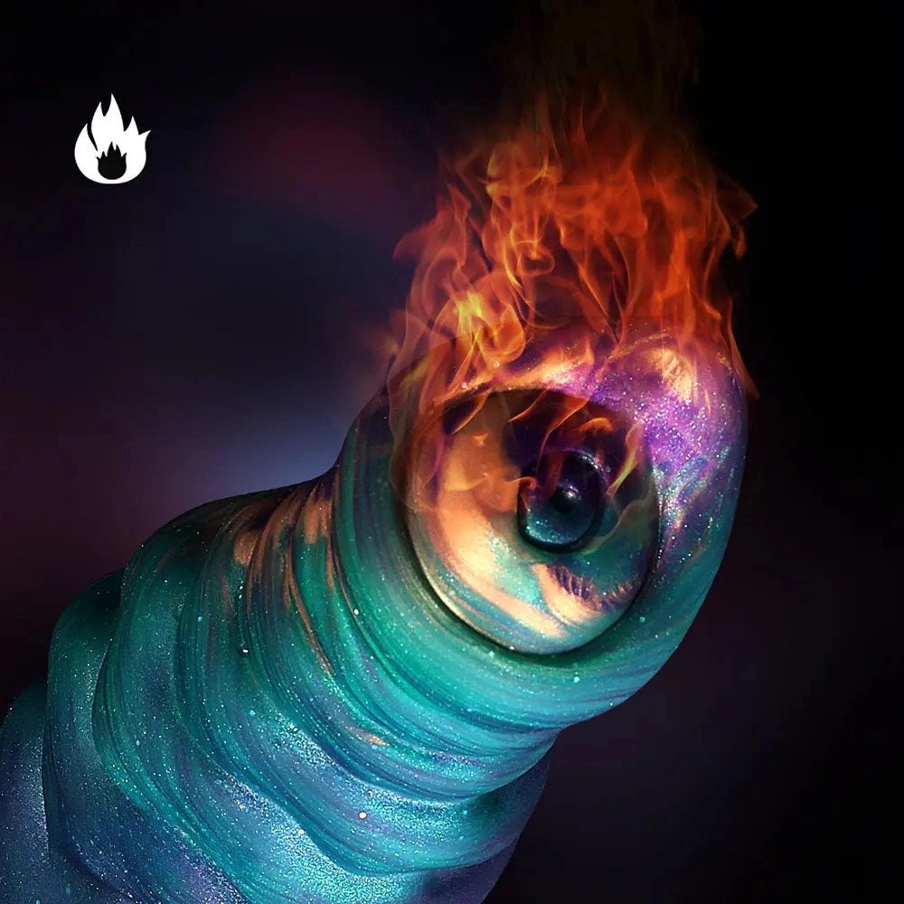 Galaxy swirl silicone dildo, photo 11