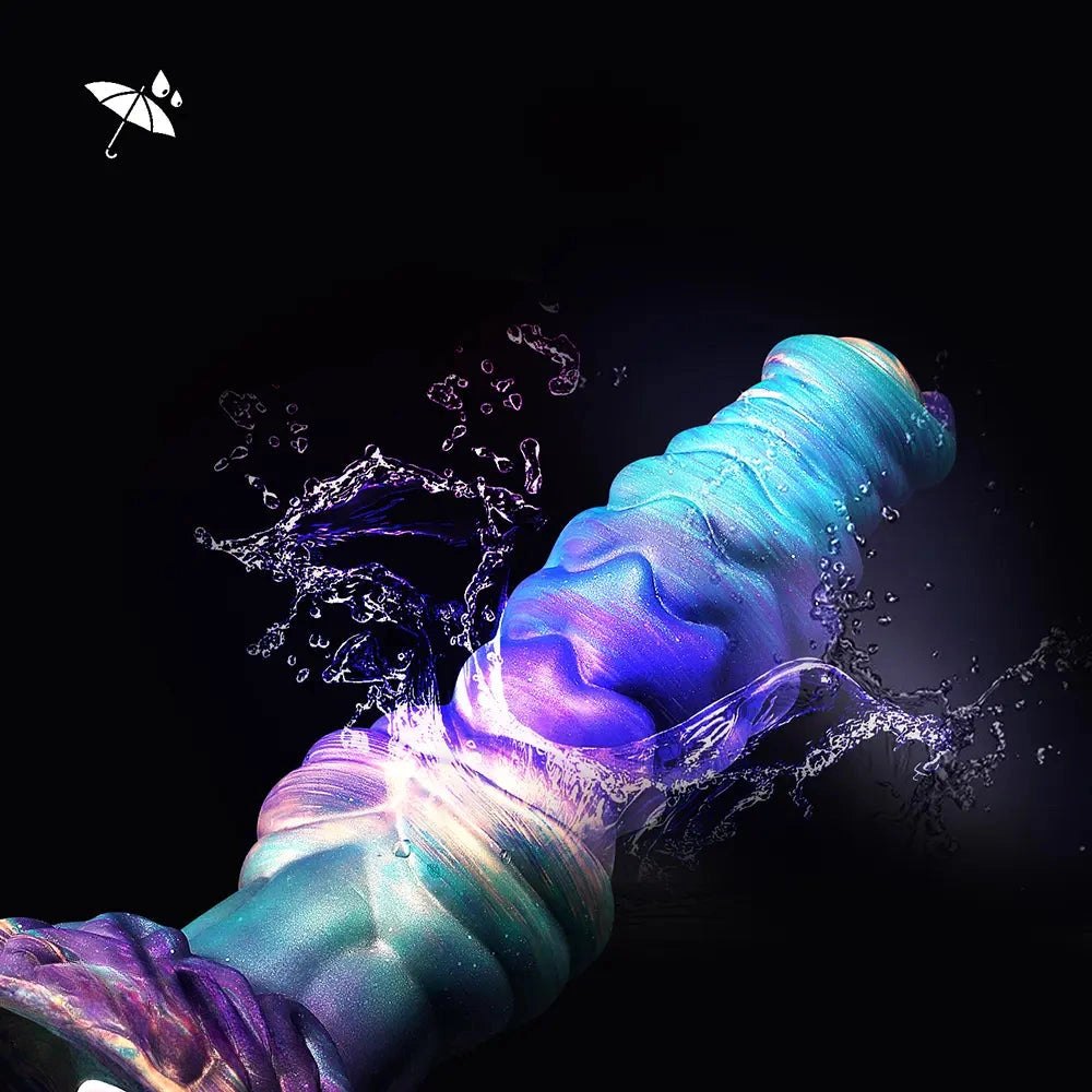 Galaxy swirl silicone dildo, photo 13