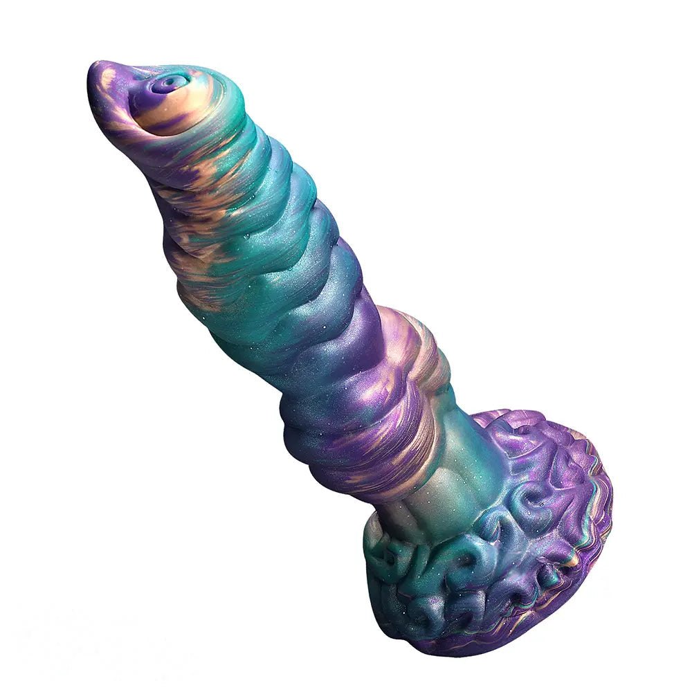 Galaxy swirl silicone dildo, photo 2