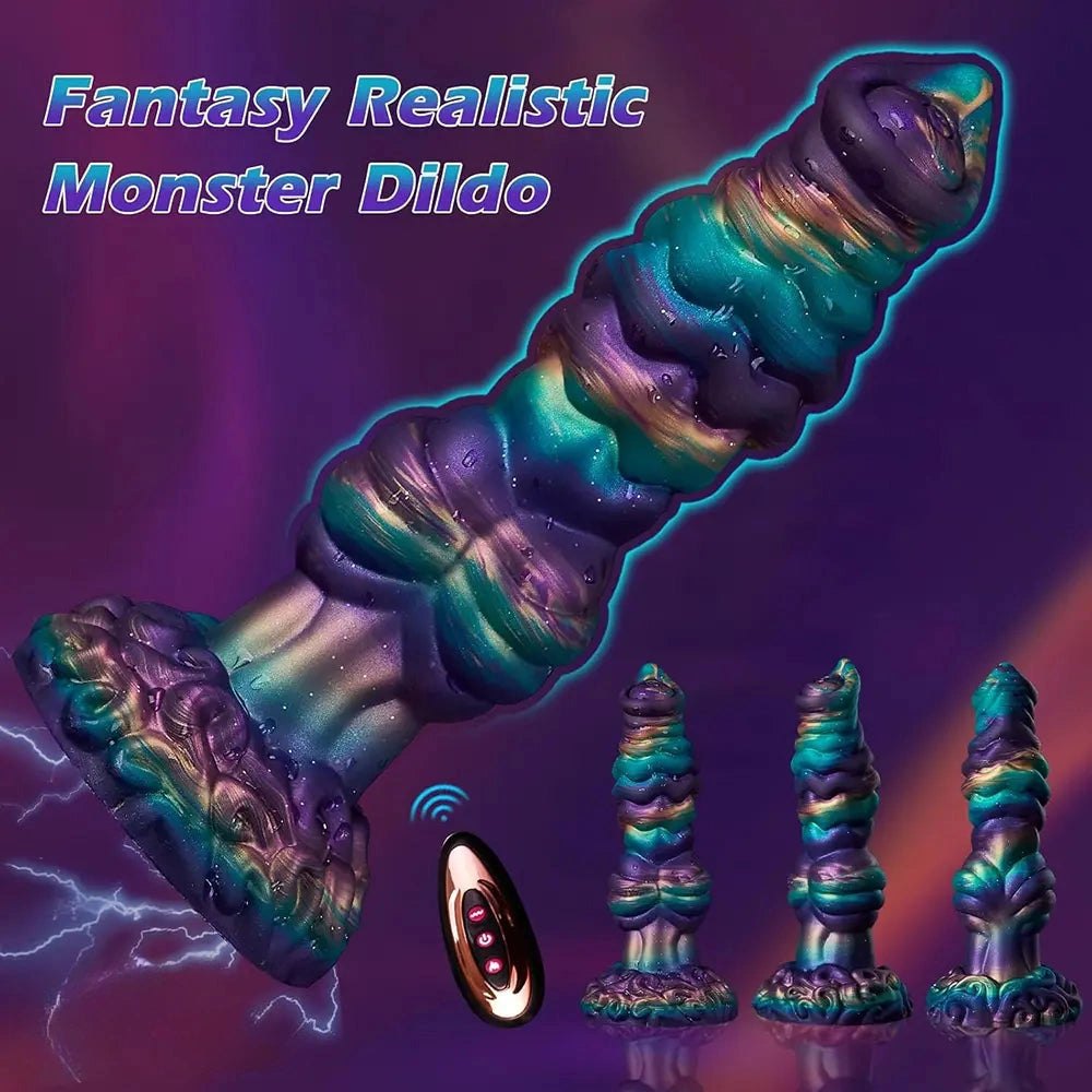 Galaxy swirl silicone dildo, photo 5