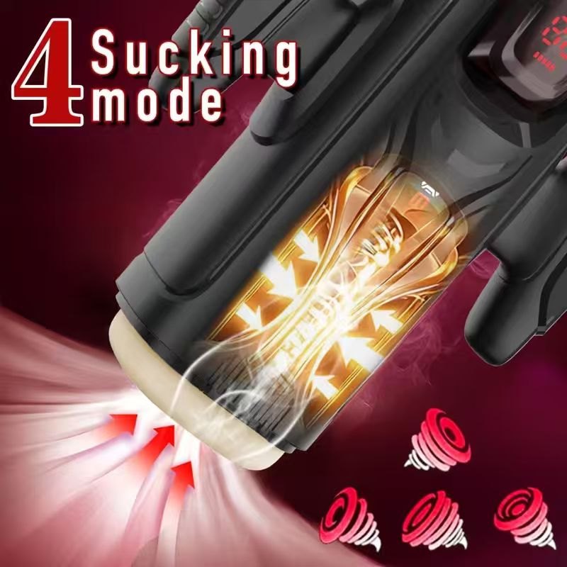 Black gaming handle telescopic masturbator, photo 4
