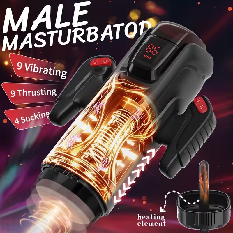 Black gaming handle telescopic masturbator, photo 7