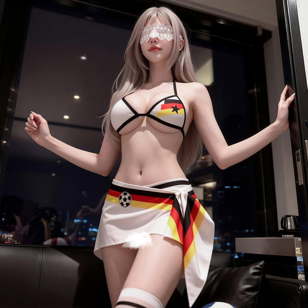 German flag football roleplay costume set, photo 4