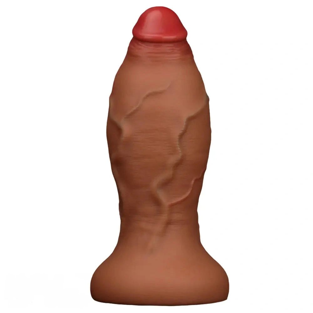 Brown silicone large thick dildo, photo 2