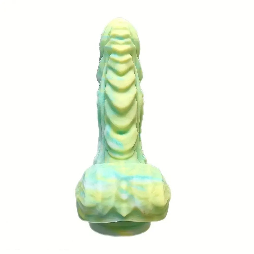 Mixed color dragon fantasy dildo, photo 5