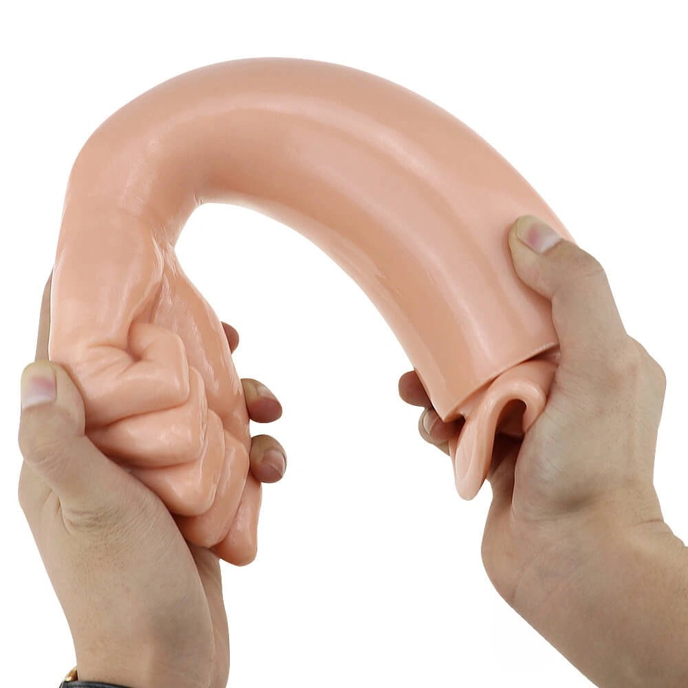 Fist and forearm shaped realistic dildo with suction cup base, photo 5