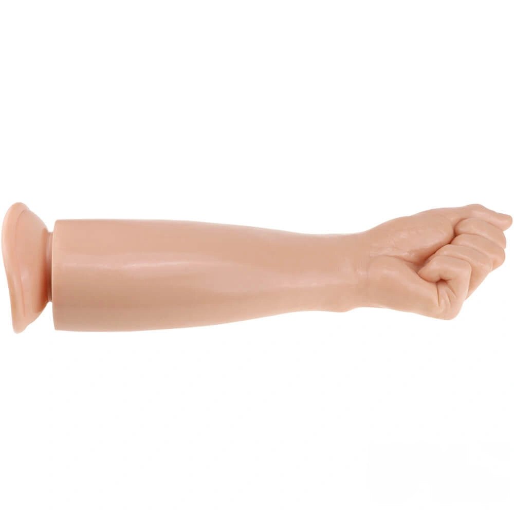 Fist and forearm shaped realistic dildo with suction cup base, photo 8