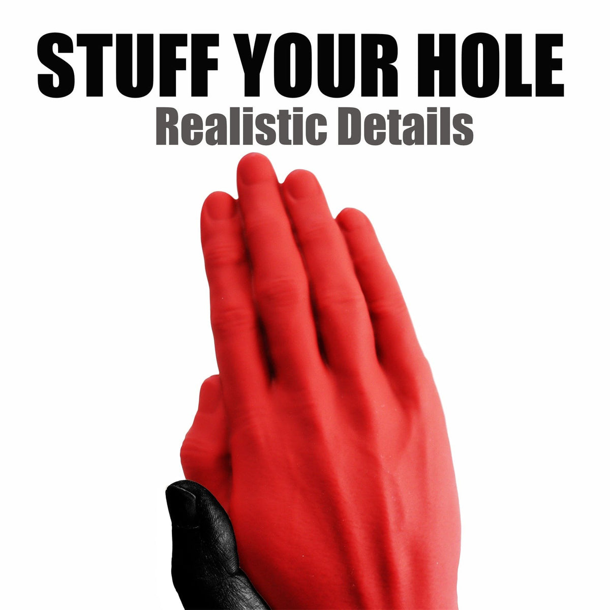 Giant hand-shaped silicone fisting dildo with suction cup base, photo 5