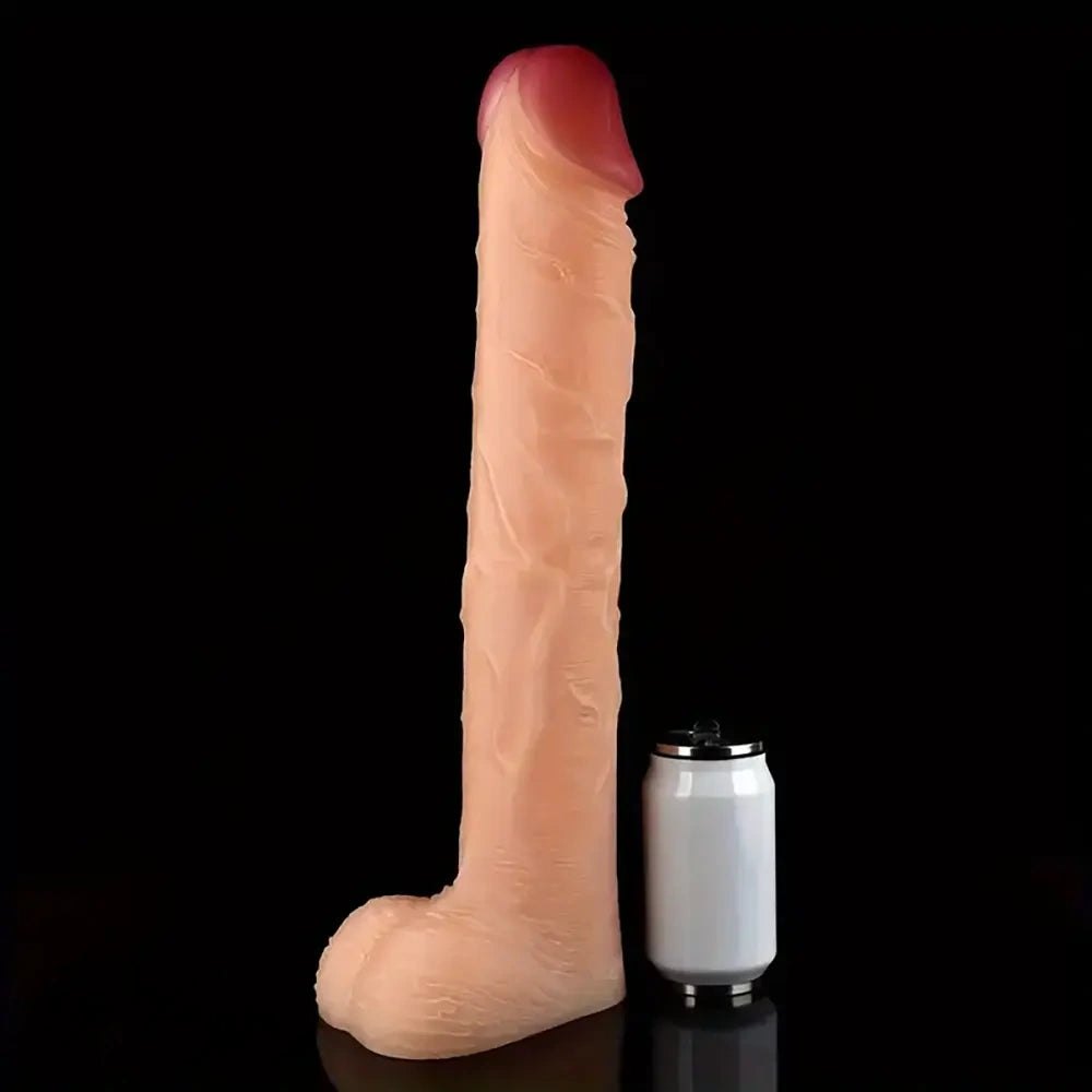 Giant veined realistic pvc dildo, photo 7