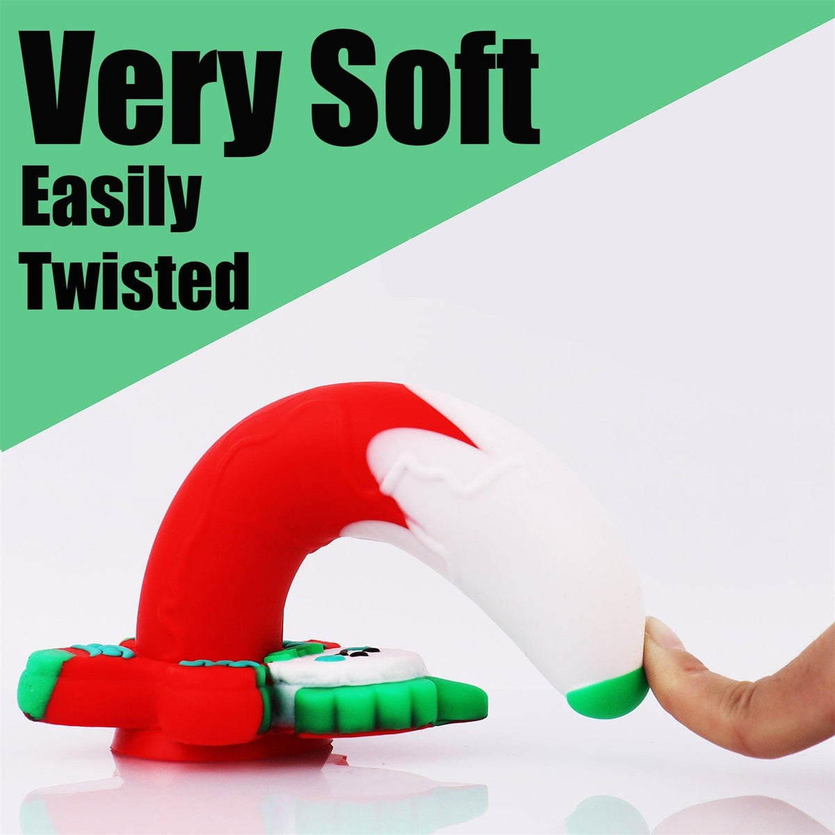 Gingerbread man novelty silicone dildo, photo 3